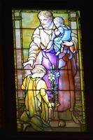 Florida, Clearwater, Peace Memorial Presbyterian Church: Corbett Memorial Window:  Christ Blessing the Children