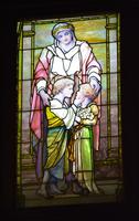 Florida, Clearwater, Peace Memorial Presbyterian Church: Corbett Memorial Window:  Charity