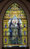 Michigan, Grosse Ile, St. James Episcopal Church: Biddle Memorial Window:  Angel of Praise