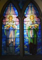 New Jersey, Hackensack, Second Reformed Church: 75th Anniversary Commemorative Window:  Singing Angels