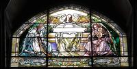 New York, Islip, St. Mark's Episcopal Church: Johnson Memorial Window:  Choir of Angels