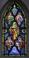 New York, Rye, Christ's Church: Greer Memorial Window:  medallion window
