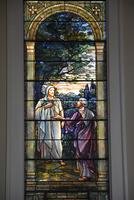 Alabama, Mobile, Christ Church Cathedral: Middleton Memorial Window:  Jesus Meets Nathanael