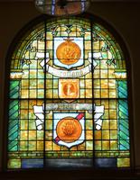 Gordon Memorial Window:  Coat of Arms of Presbyterian Church