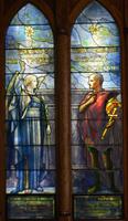 Pennsylvania, Philadelphia, Pennsylvania Academy of the Fine Arts: Grove Memorial Window:  Cornelius and Angel
