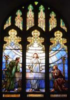 Pennsylvania, Philadelphia, First United Methodist Church: Keator Memorial Window:  Supper at Emmaus