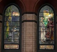 Smith Memorial Window:  St. Augustine and St. Monica