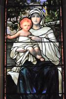 Pennsylvania, Philadelphia, St. Paul's Episcopal Church: Glendinning Memorial Window:  Madonna and Child