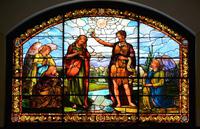 Pennsylvania, Philadelphia, Trinity Church Oxford: Whitaker Memorial Window:  Baptism of Christ