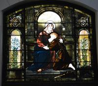 Pennsylvania, Philadelphia, Trinity Church Oxford: Buchanan Memorial Window:  Christ the Consoler
