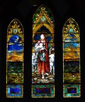 Florida, Port Orange, Grace Episcopal Church: Wood Memorial Window:  The Good Shepherd