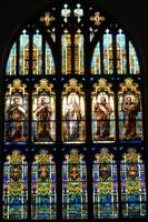Indiana, Richmond, Reid Center: Reid Memorial Window:  Christ and the Four Evangelists