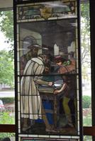 Indiana, Richmond, Morrisson-Reeves Library: Morrisson Memorial Window:  Gutenberg and the Early Printers
