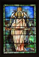 Michigan, Saginaw, First Presbyterian Church: Stone Memorial Window:  Charity