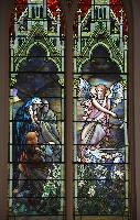 Morris Memorial Window:  Three Marys at Tomb