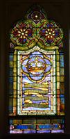 Indiana, South Bend, Cathedral of St. James: Foote Memorial Window:  ornamental