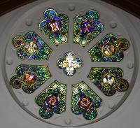 Indiana, South Bend, Cathedral of St. James: Studebaker Memorial Window:  ornamental