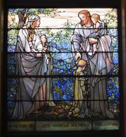 Missouri, St. Louis, Second Presbyterian Church: Holmes Memorial Window:  Suffer Little Children