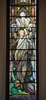 Maryland, Towson, Trinity Episcopal Church: Hambleton Memorial Window:  Angel of Faith