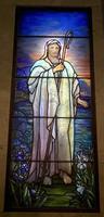 New Jersey, Newark, Fairmount Cemetery, Fairmount Memorial Mausoleum: Ritter Memorial Window:  Good Shepherd
