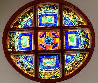 ornamental rose window