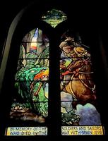 War Memorial Window:  St. George and the Dragon