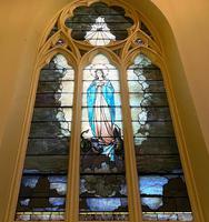 New York, Saugerties, St. Mary of the Snow: Donovan Memorial Window:  Immaculate Conception