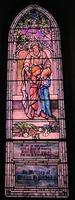 Iowa, Dubuque, St. John's Episcopal Church: Peabody Memorial Window:  Charity