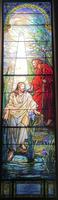 Iowa, Dubuque, St. Luke's Methodist Church: Chapman Memorial Window:  Baptism of Christ