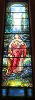 Iowa, Dubuque, St. Luke's Methodist Church: Lewis Memorial Window:  Christ and the Children