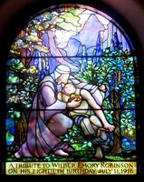 Iowa, Dubuque, St. Luke's Methodist Church: Robinson Memorial Window:  Parable of the Good Samaritan