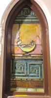 Foster Memorial Window:  Lamp of Wisdom