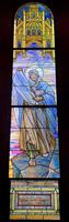 Texas, San Juan, Gelman Stained Glass Museum: Barber Memorial Window:  Good Shepherd