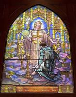 Howell Memorial Window:  St. John the Divine at Patmos