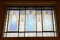 New York, New York City, Bronx, Bronx Community College, Gould Memorial Library: Justice, Goodness and Power
