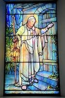 Holland Memorial Window:  Christ Knocking at the Door