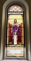 New York, New York City, Brooklyn, Lafayette Avenue Presbyterian Church: Cuyler Memorial Window: Samuel and his Mother Hannah New York, New York City, Brooklyn, Lafayette Avenue Presbyterian Church: Cuyler Memorial Window: Samuel and his Mother Hannah