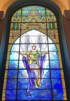 Illinois, Lake Forest, First Presbyterian Church: Farwell Memorial Window:  Angel of Victory