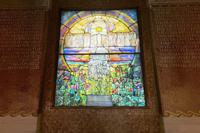Ohio, Cleveland, Lake View Cemetery, Wade Memorial Chapel: Wade Memorial Window:  The Flight of Souls
