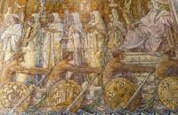Ohio, Cleveland, Lake View Cemetery, Wade Memorial Chapel: Wade Memorial Mosaic:  River of Life