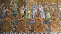 Ohio, Cleveland, Lake View Cemetery, Wade Memorial Chapel: Wade Memorial Mosaic:  River of Death