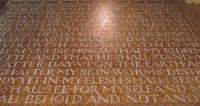 Ohio, Cleveland, Lake View Cemetery, Wade Memorial Chapel: Wade Memorial Mosaic:  scripture