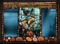 pebble and seaweed window