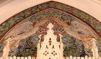 mosaic behind the altar