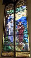 New York, New York City, Brooklyn, New Utrecht Reformed Church, Parish House: Van Brunt Memorial Window:  Lord is My Shepherd