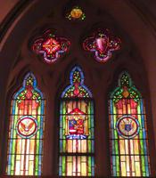 New Jersey, Newark, North Reformed Church: ornamental windows