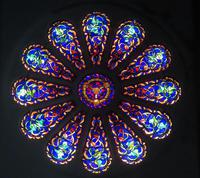 Churchill Memorial Window:  Symbols of Trinity