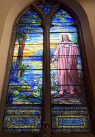 New Jersey, Hackensack, Second Reformed Church: Linn Memorial Window:  Christ, the Teacher on the Shores of Galilee