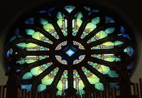 New Jersey, Hackensack, Second Reformed Church: ornamental rose window