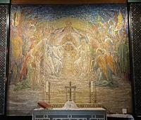 New York, New York City, Manhattan, St. Michael's Church: Zimmerman Memorial Mosaic:  Gloria in Excelsis